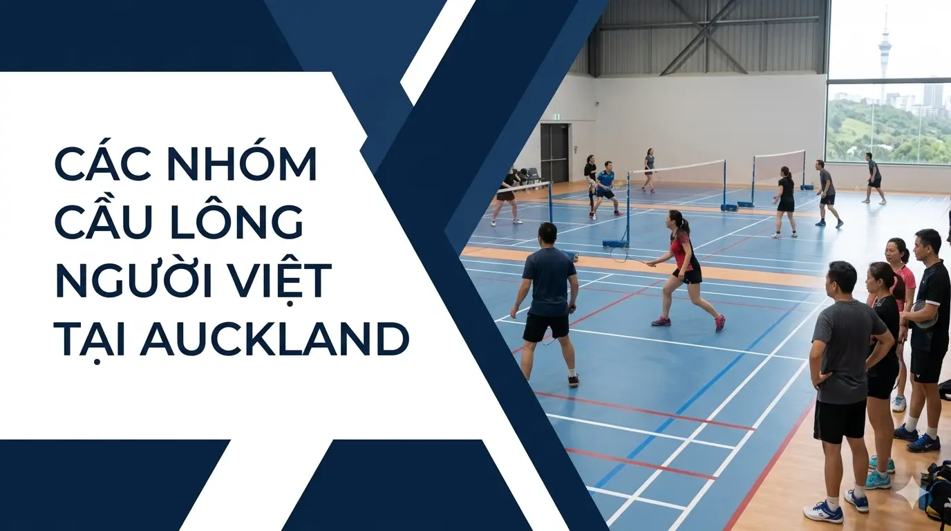 Các nhóm cầu lông người Việt tại Auckland