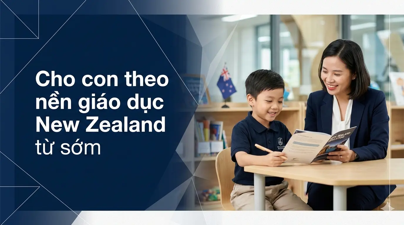 Cho con theo học nền giáo dục New Zealand từ sớm