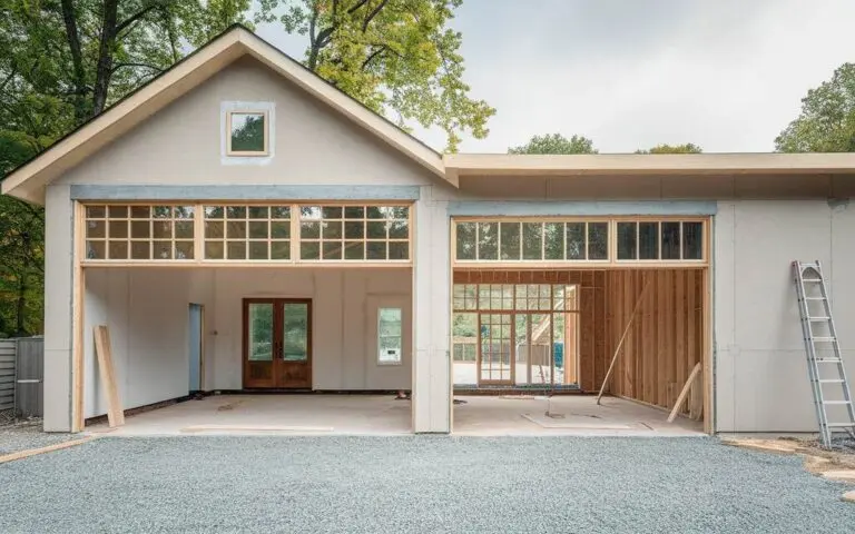 Nếu tầng dưới vẫn sử dụng làm garage, tầng trên để ở, bạn cần lưu ý
